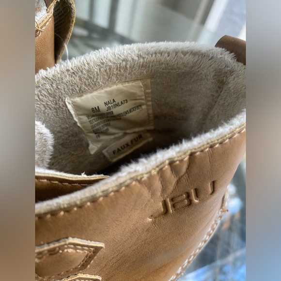 Duck Boots • Blue/Tan • Memory Foam Footbed • Waterproof - Picture 2 of 5